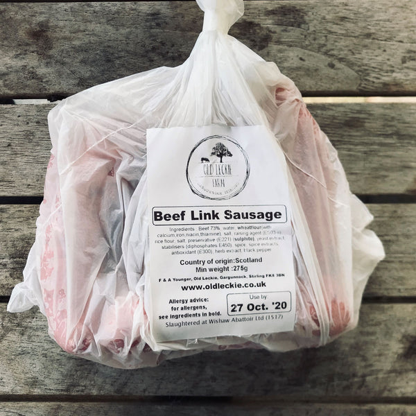 Leckie Beef Link Sausage - fortnightly